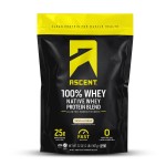 Ascent 100% Whey Protein Powder - Post Workout Whey Protein Isolate, Zero Artificial Flavors & Sweeteners, Soy & Gluten Free, 5.5g BCAA, 2.6g Leucine, Essential Amino Acids, Vanilla Bean 2 lb