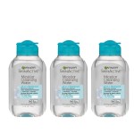 Garnier SkinActive Micellar Cleansing Water, All-in-1 Waterproof Makeup Remover and Facial Cleanser, 3.4 fl oz, 3 Pack