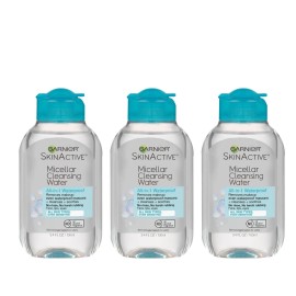Garnier SkinActive Micellar Cleansing Water, All-in-1 Waterproof Makeup Remover and Facial Cleanser, 3.4 fl oz, 3 Pack