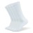 Well Knitting Diabetic Socks for Men & Women, Coolmax Medical Circulation Crew Mid Calf Socks with Seamless Toe, Non-Binding Top, and Padded Sole, 4 Pairs (White,L)