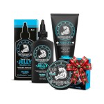Bossman Essentials Beard Kit for Men, Set of 3 - Beard Oil Jelly, Fortifying Conditioner Cream, Beard Balm - Grooming Growth Care Accessories - Gift Set for Men (Magic)