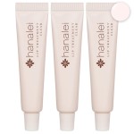Hanalei Hydrating Lip Treatment Balm - Cruelty-Free, Paraben-Free Moisturizer for Severely Dry, Chapped Lips - Kukui Oil, Shea Butter & Grapeseed Oil - Clear Tint, Travel-Size 3-Pack (5ml X 3)