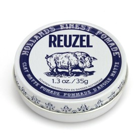 REUZEL Clay Matte Pomade, Medium All Day Hold, Water Soluble Styling, Matte Finish and Flake Free, Easy To Wash Out, For All Hair Types