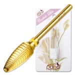 Pana 3/32 Safety Bit Nail Carbide Bit - For Electric Dremel Drill Machine (Extra Fine, Large Cone - Gold)