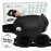 Nidra Contoured Sleep Mask for Side Sleepers - Zero Pressure Fit, Light Blocking Eye Shade for Sleeping & Travel - Black, Small Size