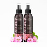 Natural Air Freshener Spray-Geranium & Lemongrass Odor Eliminator-Non-Toxic Essential Oil Deodorizer Spray for Home,Toilet,Room,Lounge,Laundry,Cabinet,Fabric;Safe for Kids & Pets-2PK- 4Oz each