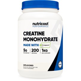 Nutricost Creapure Creatine Monohydrate Powder 1KG