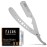 Facn Straight Razors for Men - Professional Barber Straight Edge Razor Kit with 100 Blades, Classic Stainless Steel Barbero Shaver for a Smooth & Precise Shave, Premium Barber Razor for Men\'s Shaving