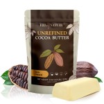Era of Nature Cocoa Butter Raw - 100% Pure & Unrefined, Cold-Pressed Cacao - For DIY Skincare & Haircare - Deep Hydration for Skin, Hair, Lips - Stretch Mark & Scar Care - Natural Chocolate Scent, 8oz
