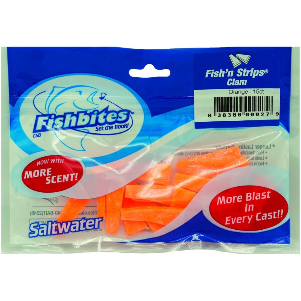 Fishbites Fish\'n Strips - Shrimp (Flesh/Pink)