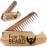 Beard Comb Gifts for Him Wooden Comb for Men Folding Pocket for Moustache Hair Walnut Combs Husband with the Engraving (Fear The Beard)