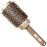 Baasha Hair Brush, Large 3 Inch Round Brush with Boar Bristle, Vented Ceramic Barrel, for Long Hair, Curly Hair, Salon Quality, 1 Count