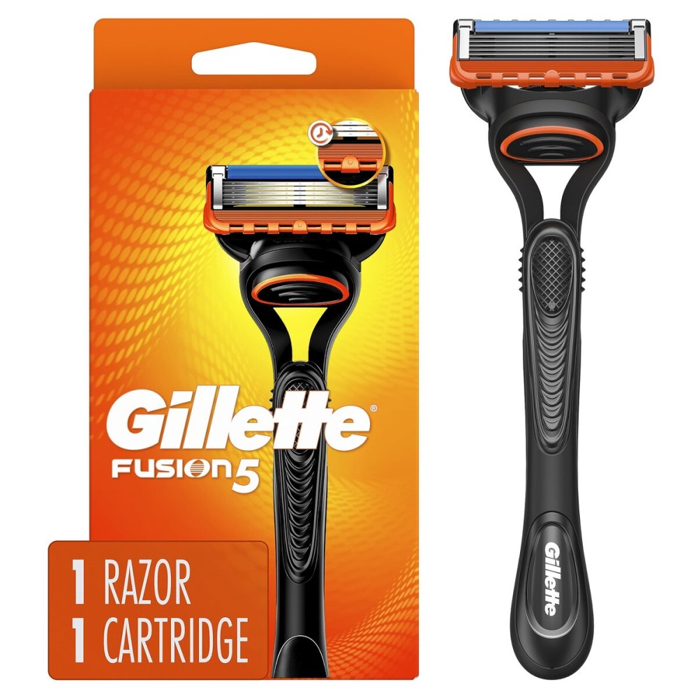 Gillette Fusion5 Razor for Men, Handle + 1 Razor Blade Refill