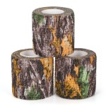 SEADESKY Camouflage Tape Wrap 5CM x 4.5M Camo Form (Pack of 3) (Camouflage12)