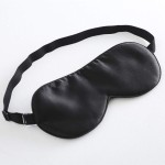 Tim & Tina 100% Silk Sleep Mask Comfortable,Super Soft Blindfold Eye mask Block Light for Sleeping,Shift Work,Naps,Travel,Yoga with Adjustable Strap (Black)