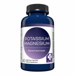 MD. Life Potassium Magnesium Supplement - 90 Capsules - Magnesium Potassium Supplement - High Absorption Complex - Support Vascular Health & Leg Cramp