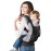 LLLbaby 3-in-1 Ergonomic CarryOn Airflow Toddler Carrier with Lumbar Support & Breathable Mesh (25-60 lbs), Supportive & Comfortable, Multi-Position Carrying for Hiking & Travel (Charcoal/Silver)