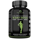 THE ENCLARE NUTRITION Colon Cleanse 15 Day Gut Cleanse Pills - Colon Cleanser for Women & Men - Psyllium Probiotic Laxatives for Constipation, Bloating Relief, Detox Cleanse Weight Loss Support (1)