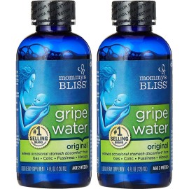 Mommy\'s Bliss Gripe Water, Liquid, 4-Ounce Bottle - Pack of 2