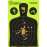 Splatterburst Targets - 12 x18 inch - Silhouette Splatter Target - Easily See Your Shots Burst Bright Fluorescent Yellow Upon Impact - Made in USA (50 Pack)