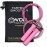 WOD Nation Adjustable Jump Rope - Speed Jump Rope Cables 2.2mm & 3.3mm for Agility - Ergonomic Handles & Smooth Spin for Fitness Equipment - Compact & Portable Workout Equipment - Pink, 11 ft