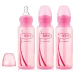 Dr. Brown\'s Baby Bottles Options 8 Ounce 3 Pack - Pink