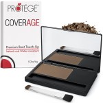 Premium Root Touch-Up Hair Color Powder for Women - Gray Coverage Hairline Concealer Light Brown - Built-in Applicator Brush - Long Lasting Sweat & Water Resistant Natural Quick Dry