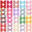 CLLOT 40 Pcs 4.5 Inch Hair Bows for Girls Clips Grosgrain Ribbon Boutique Hair Bow Alligator Clips For Girls Teens Toddlers Kids(Rainbow Colors)
