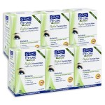 Dr. Fischer Eye Wipes - Hypoallergenic Eyelid Wipes for Everyday Eye Cleansing and Gentle Makeup Remover. (6 packs of 30 wipes each)