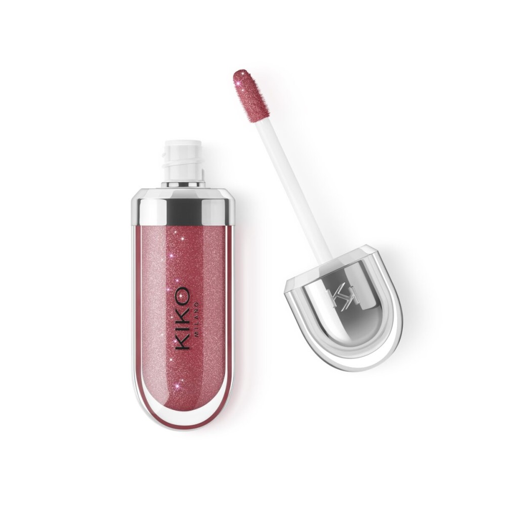 Kiko Milano 3D Hydra Lip Gloss - High Shine, Hydrating, Plumping, Non-Sticky, Moisturizing Lip Makeup - 22 Sparkling Red Garnet - 6.5ml