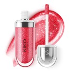 Kiko Milano 3D Hydra Lip Gloss - High Shine, Hydrating, Plumping, Non-Sticky, Moisturizing Lip Makeup - 12 Pearly Amaryllis Red - 6.5ml