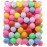 TADICK 100 Pack Colored Ping Pong Balls for DIY Plastic Multiple Color Table Tennis Ball for Party Decoration