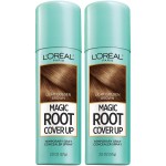 L\'Oreal Paris Hair Color Root Cover Up Temporary Gray Concealer Spray Light Golden Brown (Pack of 2) (Packaging May Vary)