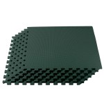 We Sell Mats 1/2 Inch Thickness Multipurpose EVA Foam Floor Tiles, Interlocking Floor Mat for Indoor Gym and Home Use, 24 in x 24 in, Hunter Green, 24 Square Feet (6 Tiles)