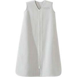 HALO Sleepsack Micro-Fleece Wearable Blanket, TOG 1.0, Grey, Large