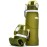 Kemier Collapsible Silicone Water Bottles-750ML,Medical Grade,BPA Free.Can Roll Up,26oz,Leak Proof Foldable Sports & Outdoor Water Bottles (Green)