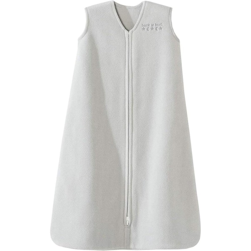 HALO Sleepsack Micro-Fleece Wearable Blanket, TOG 1.0, Grey, Small