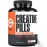 Crazy Muscle, Creatine Pills, 5g 3X Pure Creatine Monohydrate, Pre Workout Bulk Muscle Mass Gainer, High Absorption Easy to Take ThreeAtine 3 Type Optimum Performance for Lean Growth Men Women