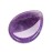 CrystalTears Amethyst Crystal Worry Stone Thumble Polished Healing Crystals Pocket Palm Stone Thumb Worry Stones for Anxiety Stress Relief Crystal Therapy