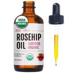 Kate Blanc Cosmetics Rosehip Oil for Face & Skin (4oz, Organic, Pure, Cold Pressed) Rosehip Seed Face Oil for Facial & Gua Sha Massage