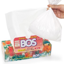 Home & Food Small Trash Bags[Size S, Color White] (Pack of 1)