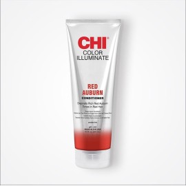 CHI Color Illuminate Conditioner, Helps Maintain Fresh Color In Natural & Color-Treated Hair, Sulfate, Paraben, & Cruelty-Free, Red Auburn, 8.5 Oz