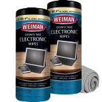 Weiman Electronics & Screen Disinfecting Wipes - Safely Clean and Disinfect Your Phone, Laptop, Keyboard, Tablets, Lens, Wipe, Glasses Cleaner, 30 Count, 2 Pack with MicroFiber Towel