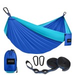 Kootek Camping Hammock 500 lbs Capacity, Portable Hammocks with Tree Straps & Attached Carry Bag, Camping Essentials Gear, Perfect for Outside Indoor Hiking Beach Backpack Travel