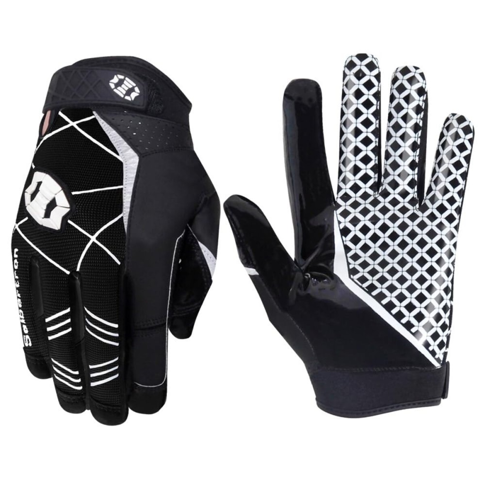 Seibertron Pro 3.0 Elite Ultra-Stick Sports Receiver Glove Football Gloves Youth and Adult Black XL