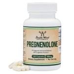 Pregnenolone 100mg per Serving (Converted to Progesterone to Boost Progesterone Levels) - Third Party Tested - 120 Capsules (50mg per Capsule) Non-GMO by Double Wood