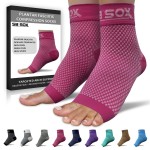 SB SOX Plantar Fasciitis Relief Socks - Ankle Brace Compression Sleeve - Arch Support for Foot Pain, Swelling, Heel Spurs - Foot Brace for Achilles Tendonitis Relief, Injury Recovery (Pink, Large)