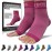 SB SOX Plantar Fasciitis Relief Socks - Ankle Brace Compression Sleeve - Arch Support for Foot Pain, Swelling, Heel Spurs - Foot Brace for Achilles Tendonitis Relief, Injury Recovery (Pink, Large)