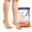 Lemon Hero Zipper Compression Socks for Women and Men, Open Toe 15-20 mmHg Compression Stockings wtih Zip Guard, Supports Circulation and Leg Comfort, Designed for Swelling Relief - 2XL, Beige