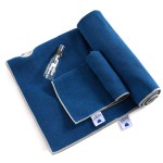 IUGA Non Slip Yoga Towel, Extra Thick Hot Yoga Towel + Hand Towel 2in1 Set with Corner Pockets Design, 100% Microfiber - Non Slip, Super Absorbent and Quick Dry